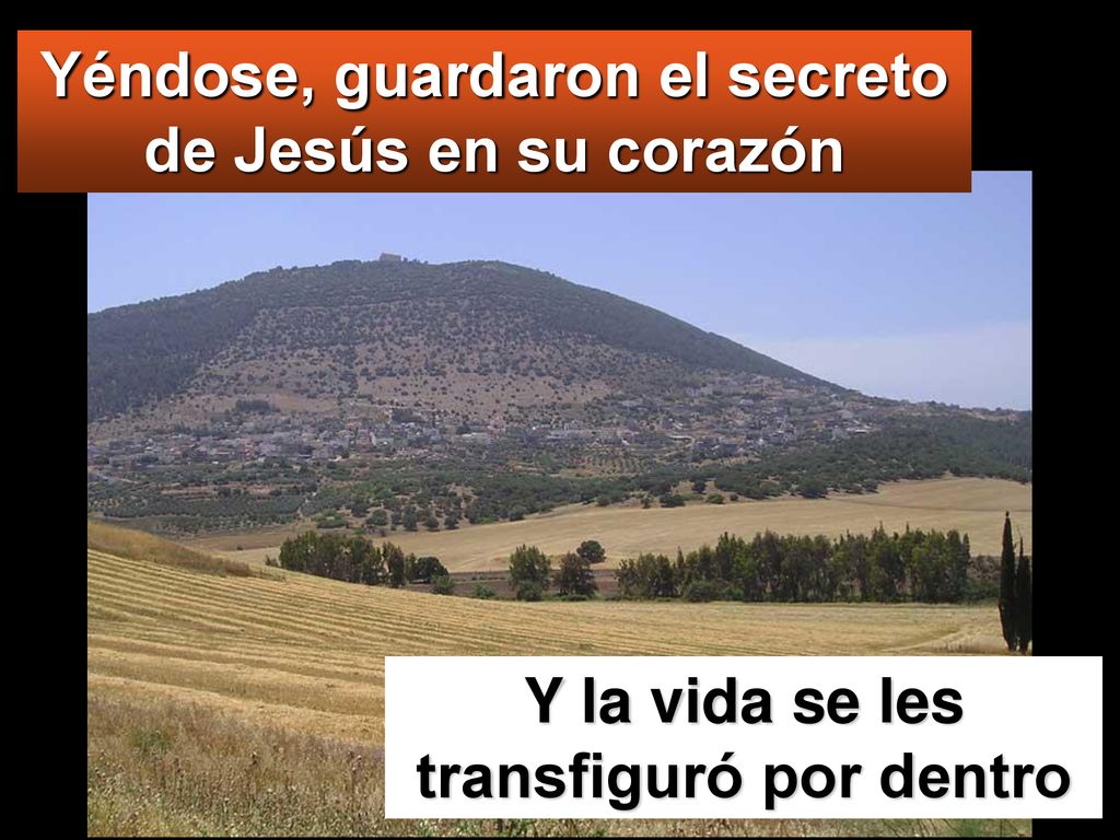 Yéndose, guardaron el secreto de Jesús en su corazón