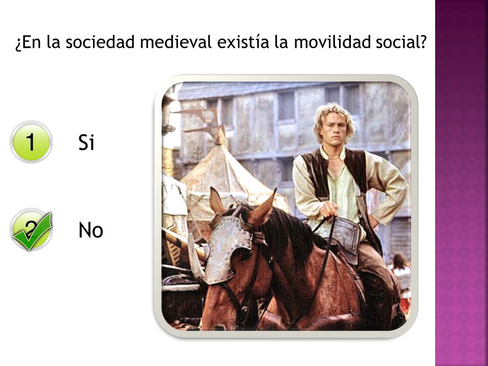 ¿En la sociedad medieval existía la movilidad social