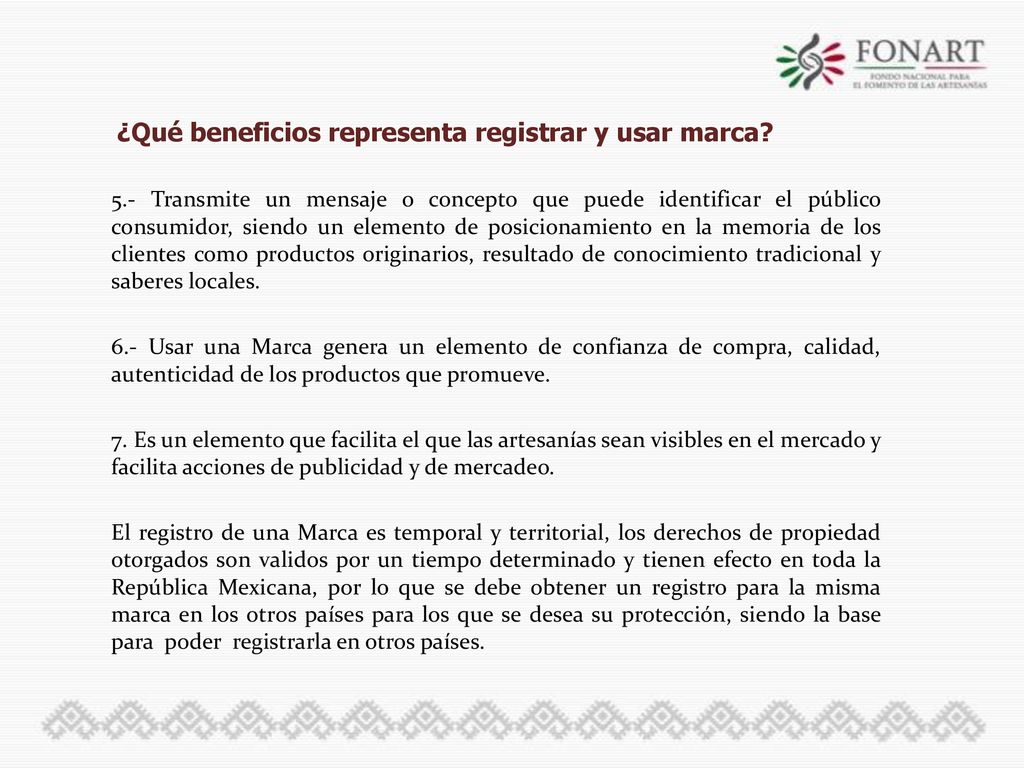 ¿Qué beneficios representa registrar y usar marca
