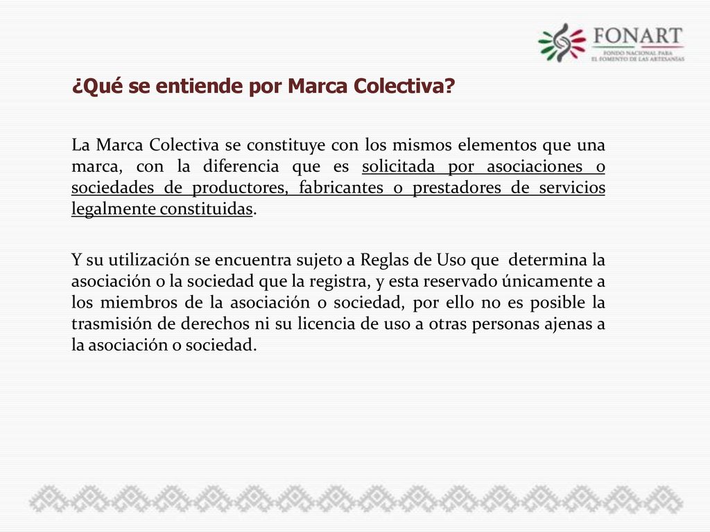 ¿Qué se entiende por Marca Colectiva