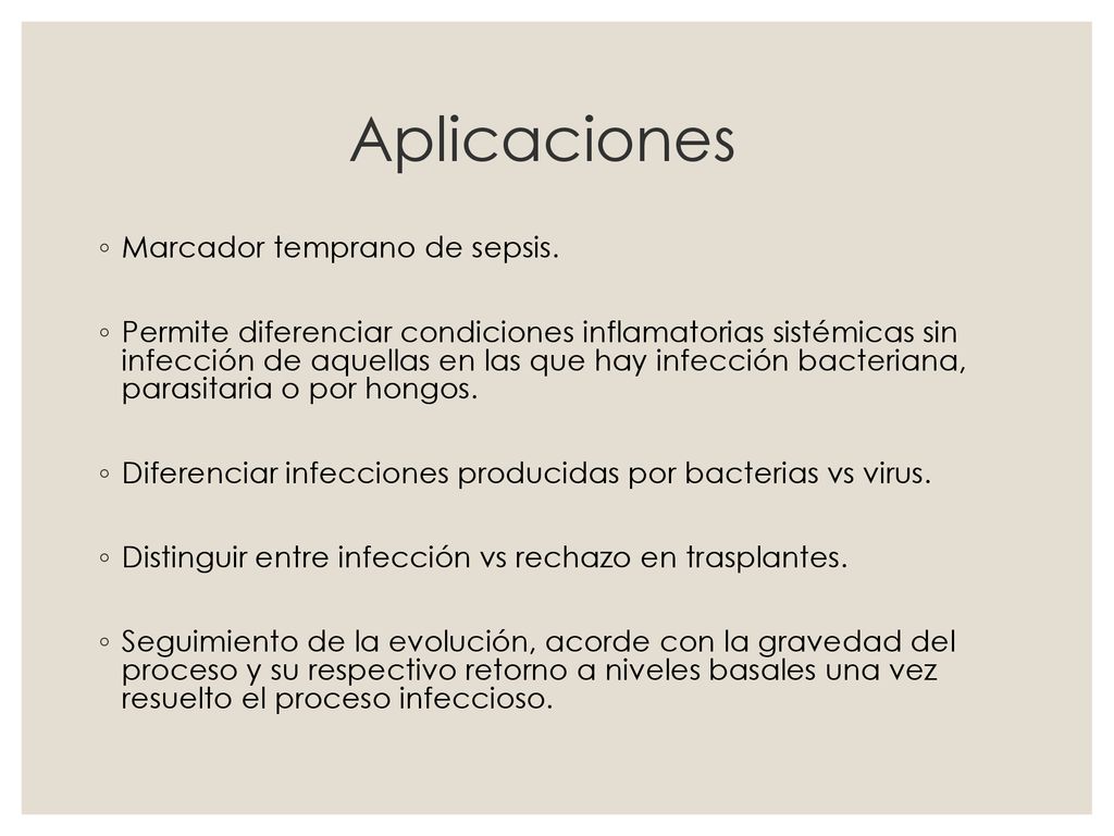 Aplicaciones Marcador temprano de sepsis.