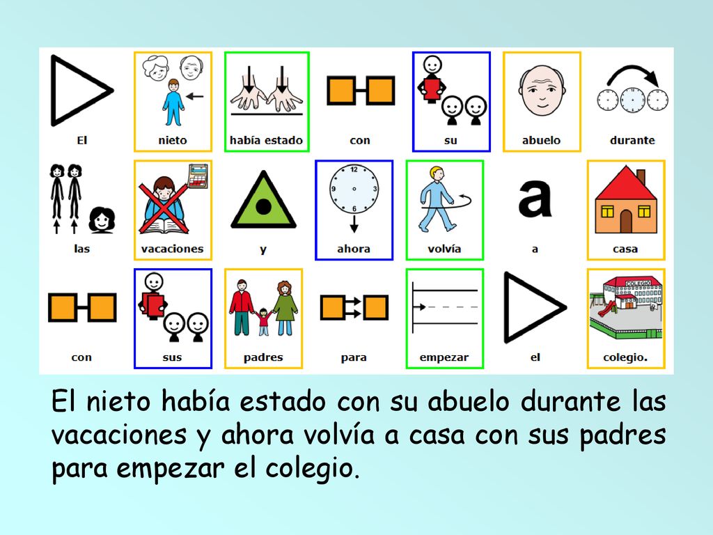 El nieto había estado con su abuelo durante las vacaciones y ahora volvía a casa con sus padres para empezar el colegio.
