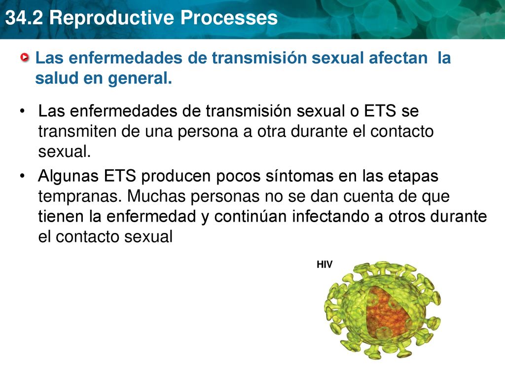 Las enfermedades de transmisión sexual afectan la salud en general.