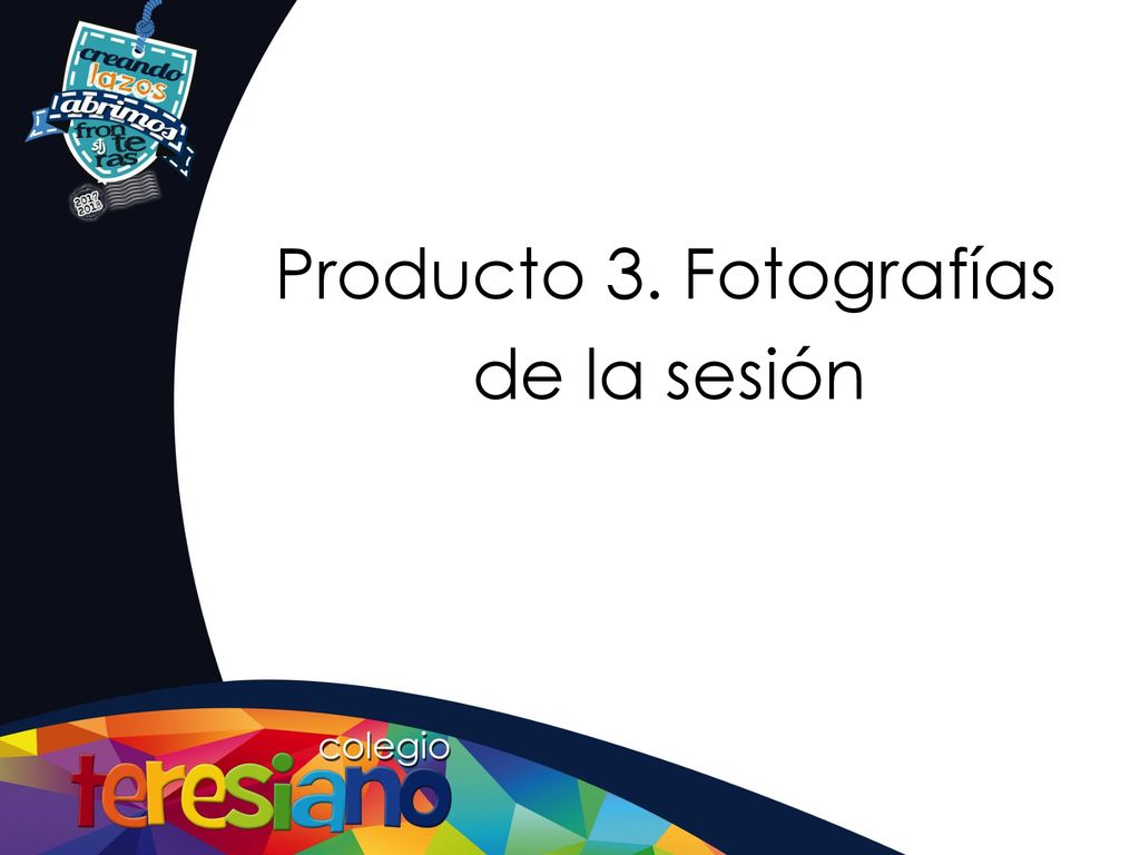 Producto 3. Fotografías de la sesión