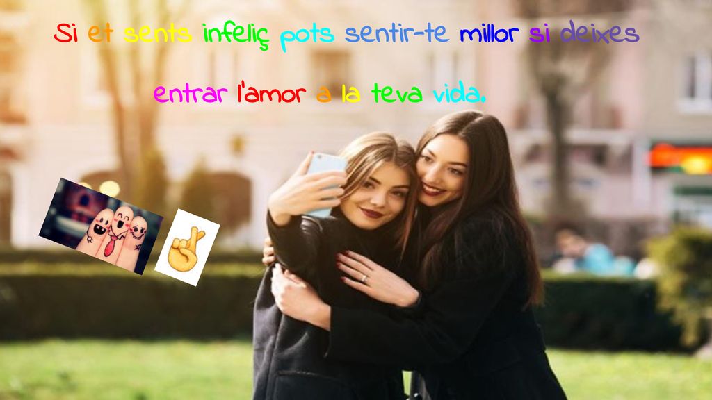 Si et sents infeliç pots sentir-te millor si deixes