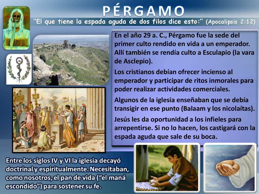El que tiene la espada aguda de dos filos dice esto: (Apocalipsis 2:12)