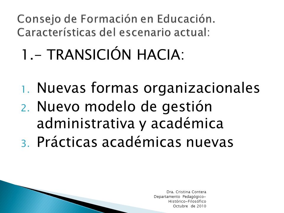 Nuevas formas organizacionales