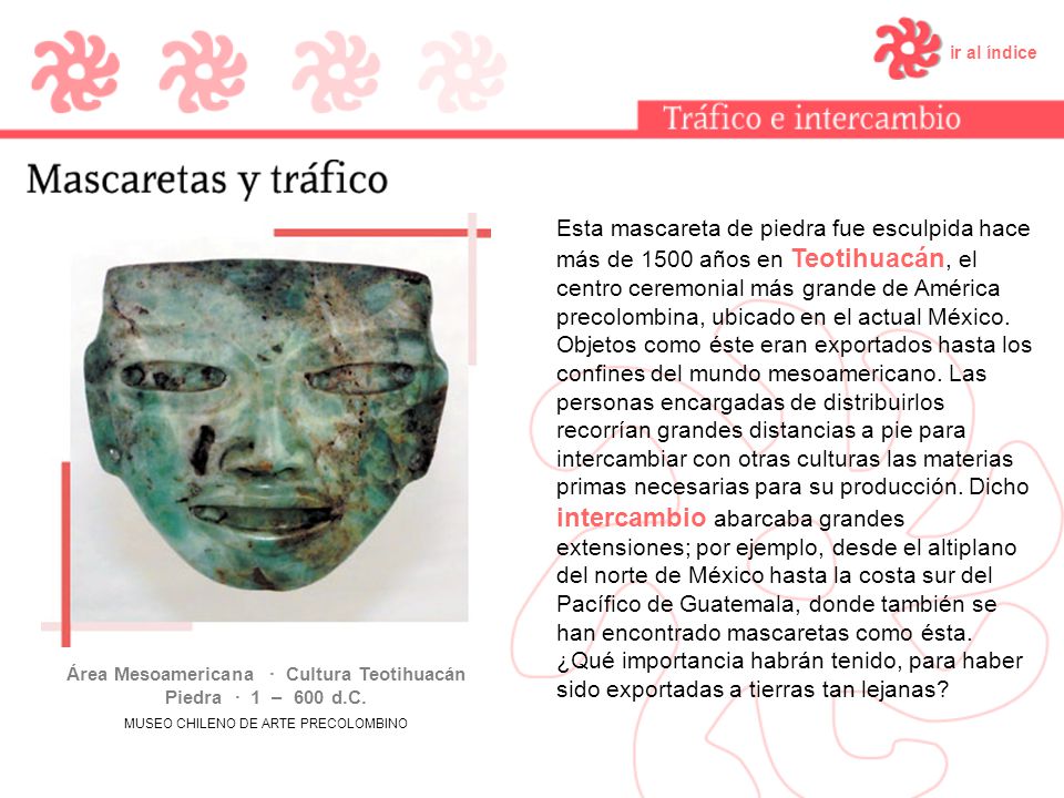 Área Mesoamericana · Cultura Teotihuacán Piedra · 1 – 600 d.C.