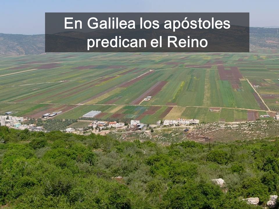 En Galilea los apóstoles predican el Reino