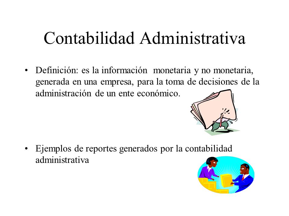 Contabilidad Administrativa