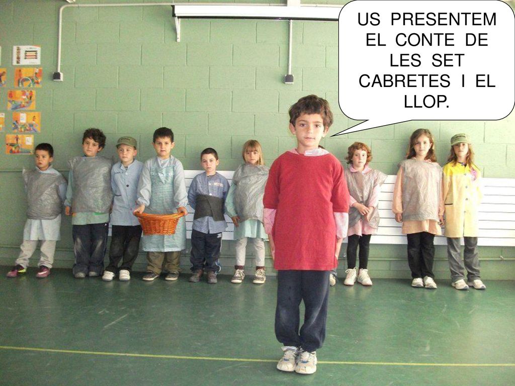 US PRESENTEM EL CONTE DE LES SET CABRETES I EL LLOP.
