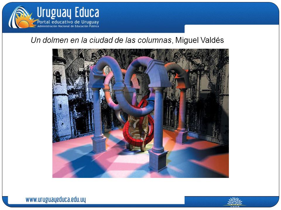 Un dolmen en la ciudad de las columnas, Miguel Valdés