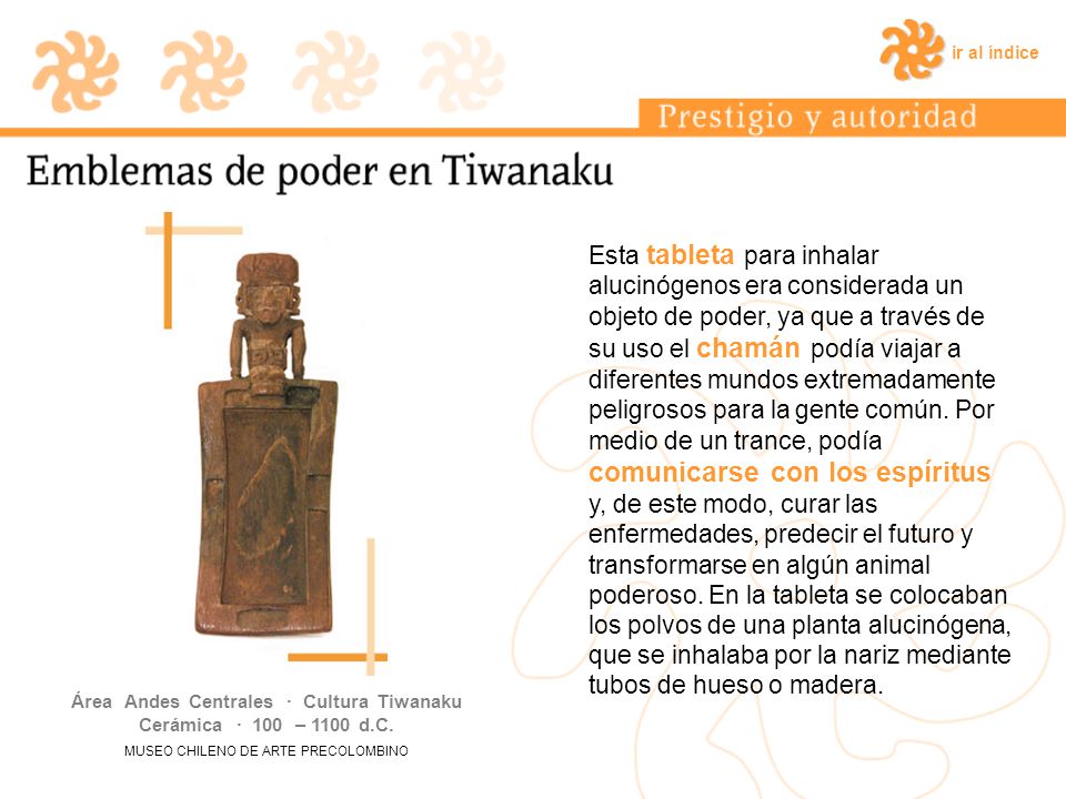 Área Andes Centrales · Cultura Tiwanaku Cerámica · 100 – 1100 d.C.