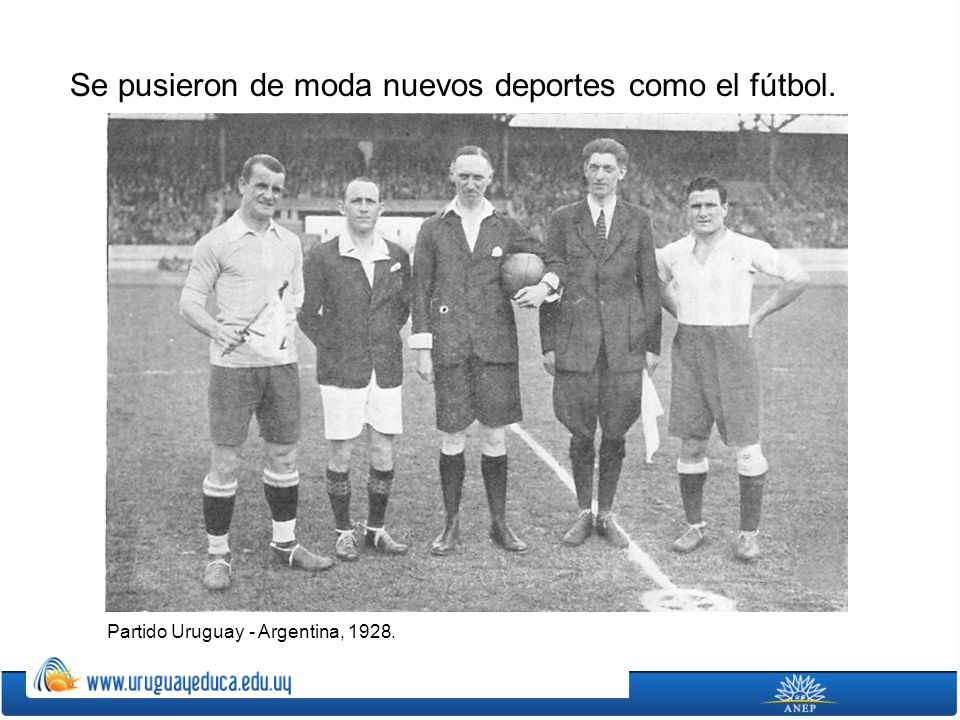 Se pusieron de moda nuevos deportes como el fútbol.