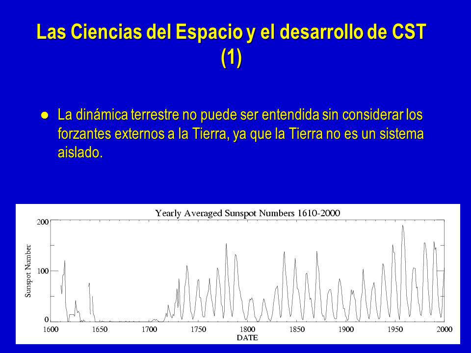 Las Ciencias del Espacio y el desarrollo de CST (1)