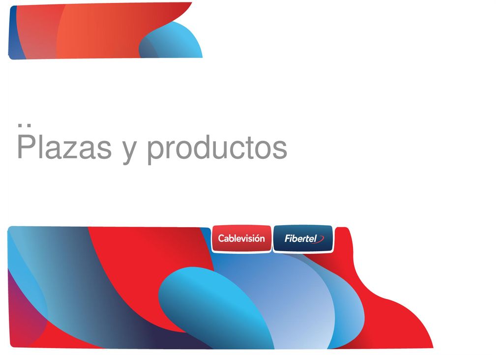 .. Plazas y productos