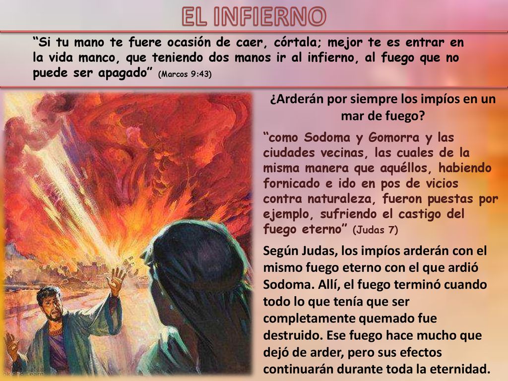 ¿Arderán por siempre los impíos en un mar de fuego