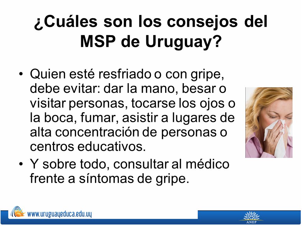 ¿Cuáles son los consejos del MSP de Uruguay