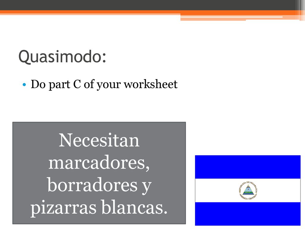 Necesitan marcadores, borradores y pizarras blancas.