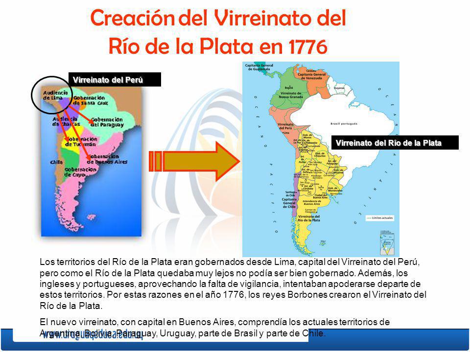 Creación del Virreinato del Río de la Plata en 1776