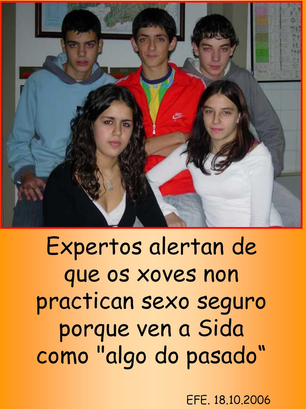 Expertos alertan de que os xoves non practican sexo seguro porque ven a Sida como algo do pasado