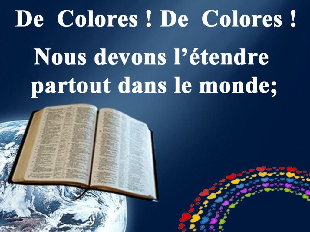 Suite, couplet # 3 (B) (De Colores)