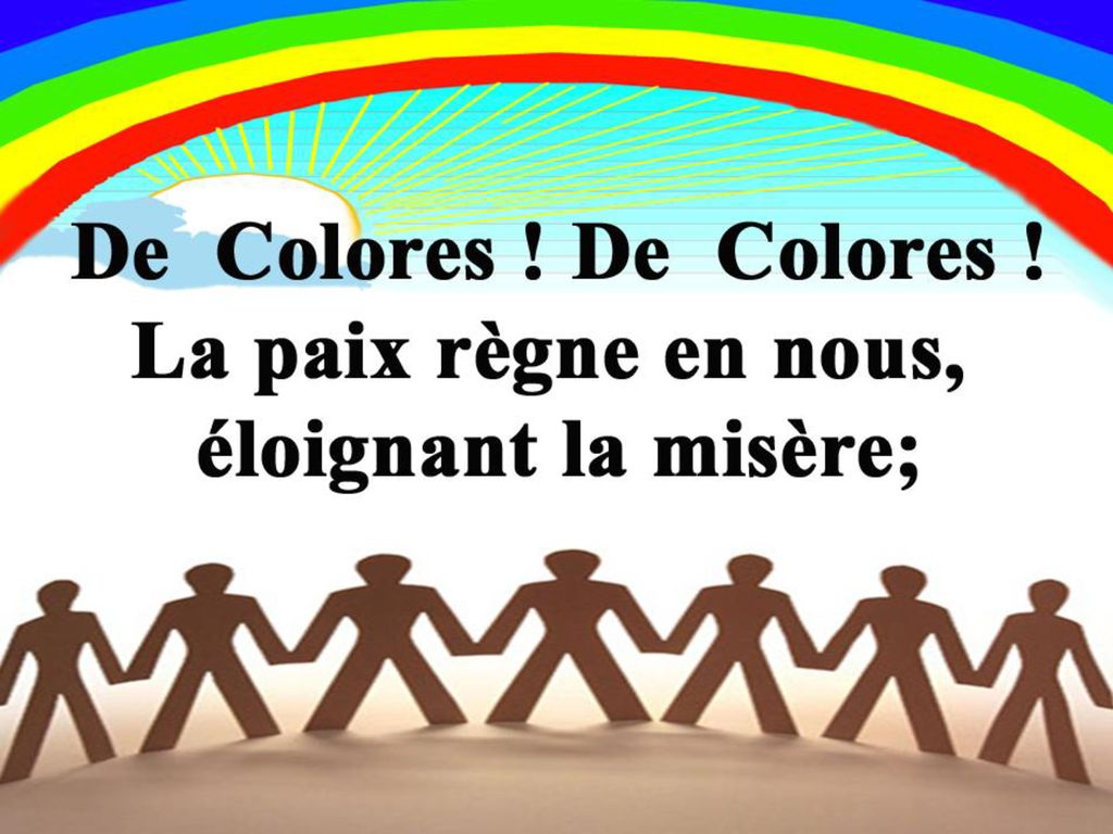Suite, couplet # 2 (C) (De Colores)