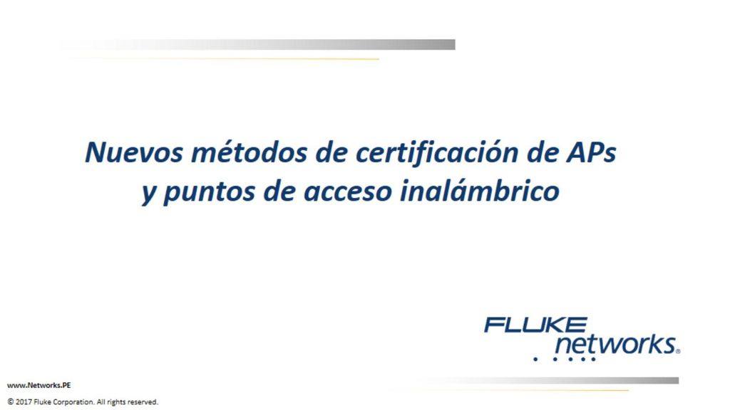 Nuevos métodos de certificación de APs y puntos de acceso inalámbrico