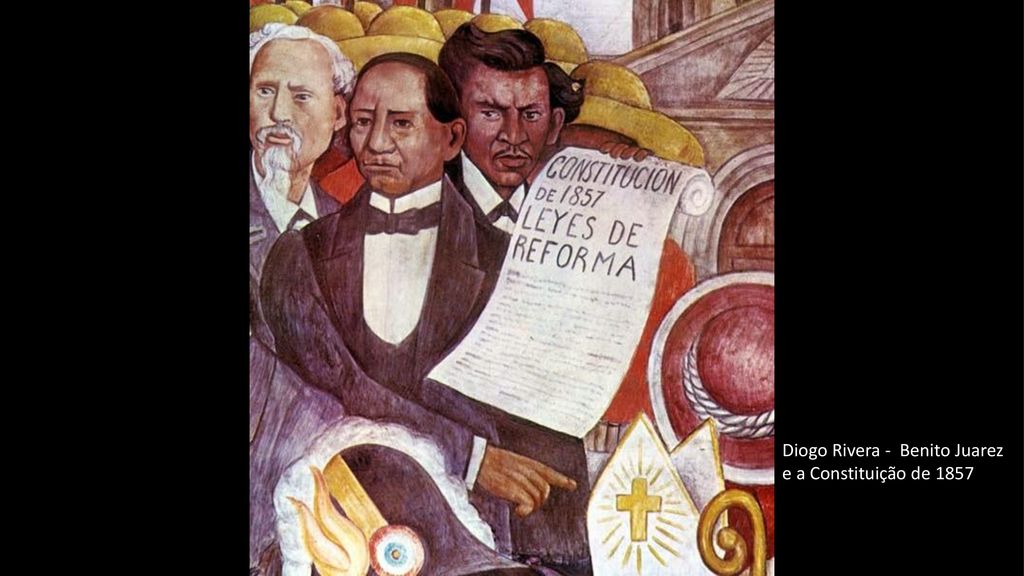 Diogo Rivera - Benito Juarez e a Constituição de 1857
