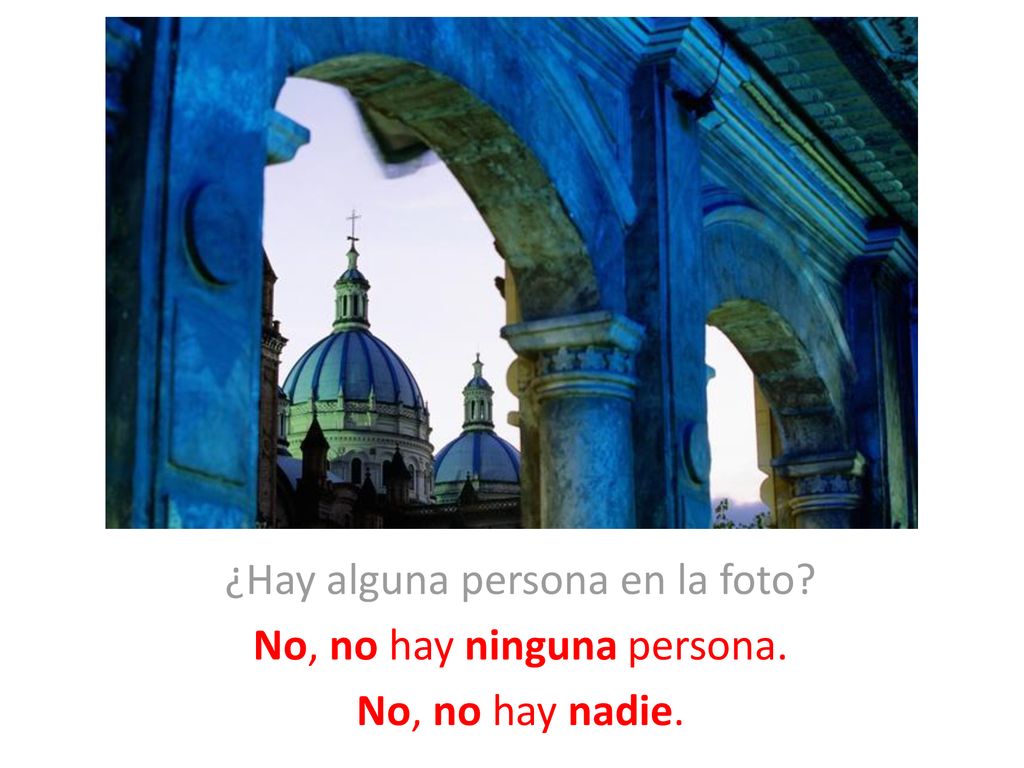 ¿Hay alguna persona en la foto No, no hay ninguna persona.
