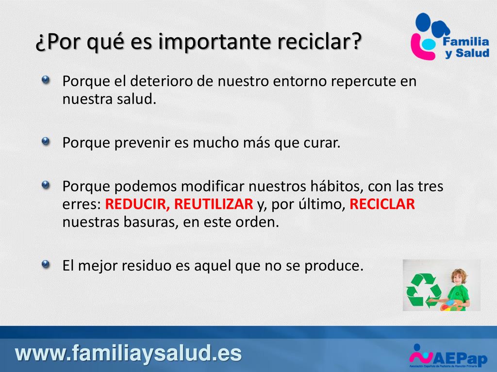 Por qué es importante reciclar? - ppt descargar