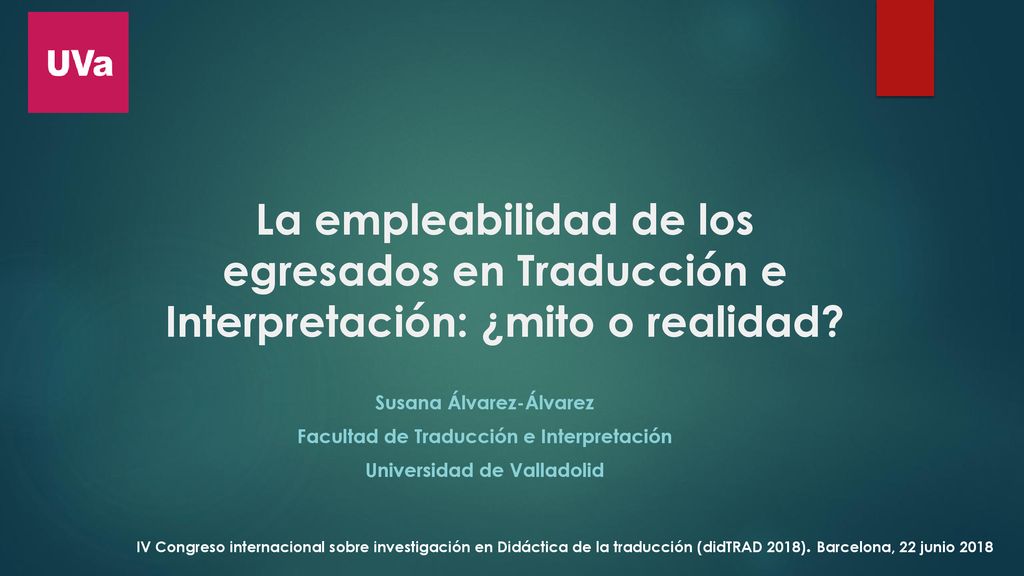 La empleabilidad de los egresados en Traducción e Interpretación: ¿mito o realidad