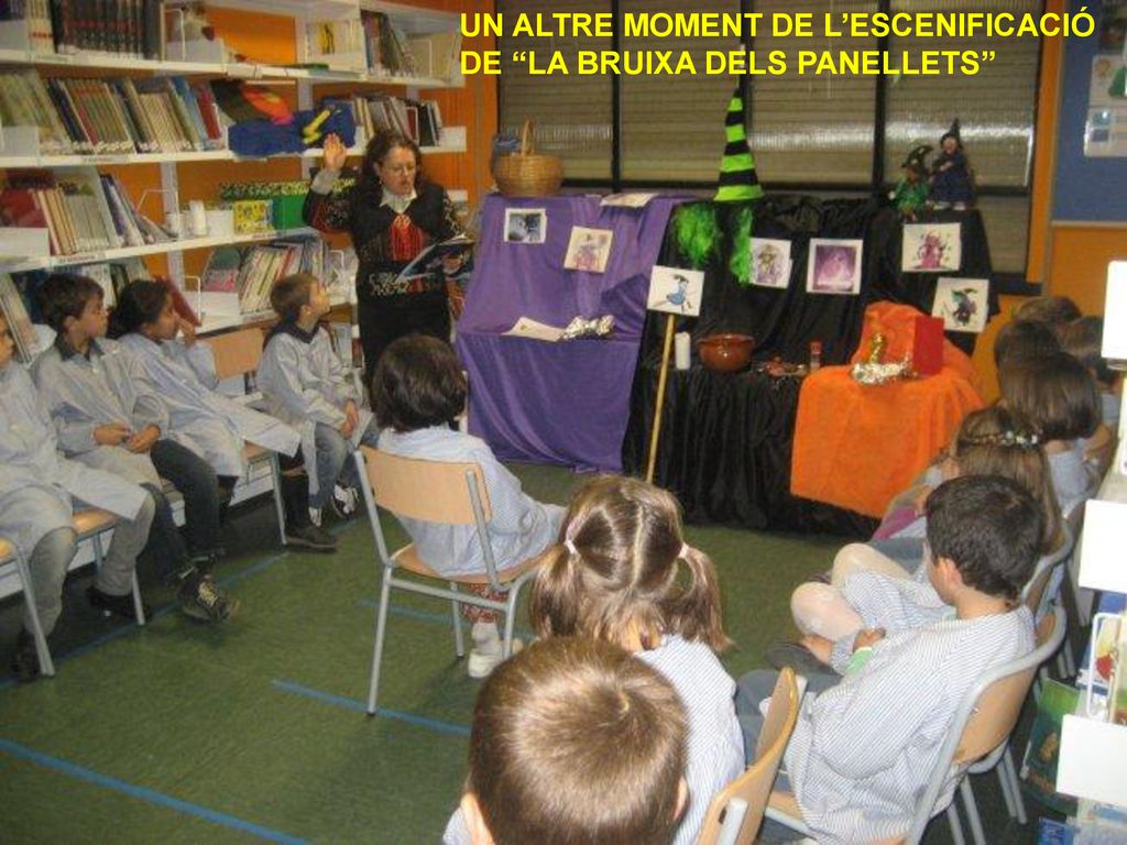 UN ALTRE MOMENT DE L’ESCENIFICACIÓ DE LA BRUIXA DELS PANELLETS