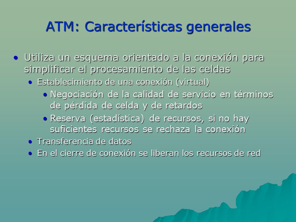 ATM: Características generales