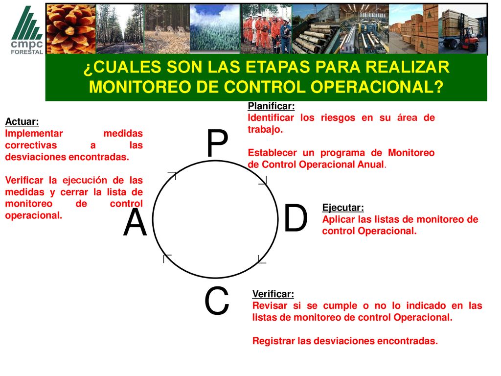 ¿CUALES SON LAS ETAPAS PARA REALIZAR MONITOREO DE CONTROL OPERACIONAL
