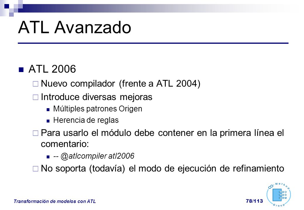 ATL Avanzado ATL 2006 Nuevo compilador (frente a ATL 2004)