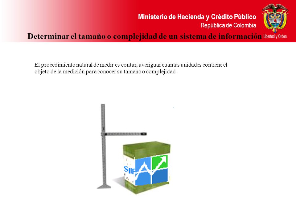 Determinar el tamaño o complejidad de un sistema de información