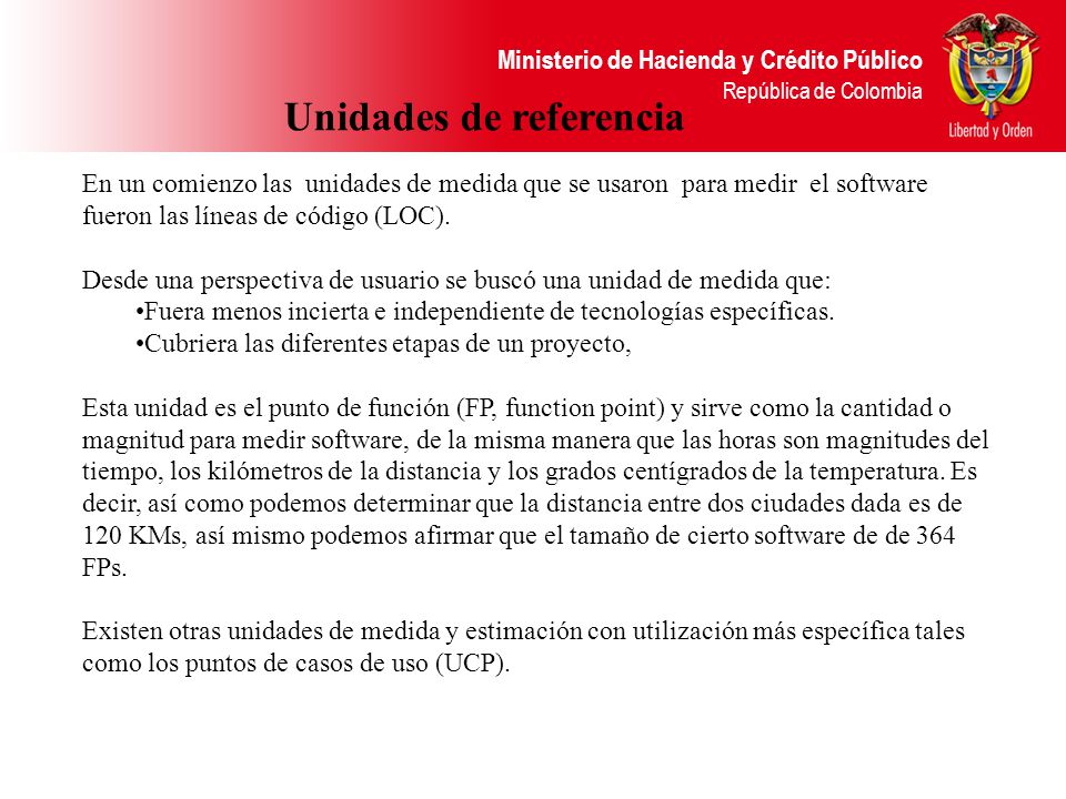 Unidades de referencia