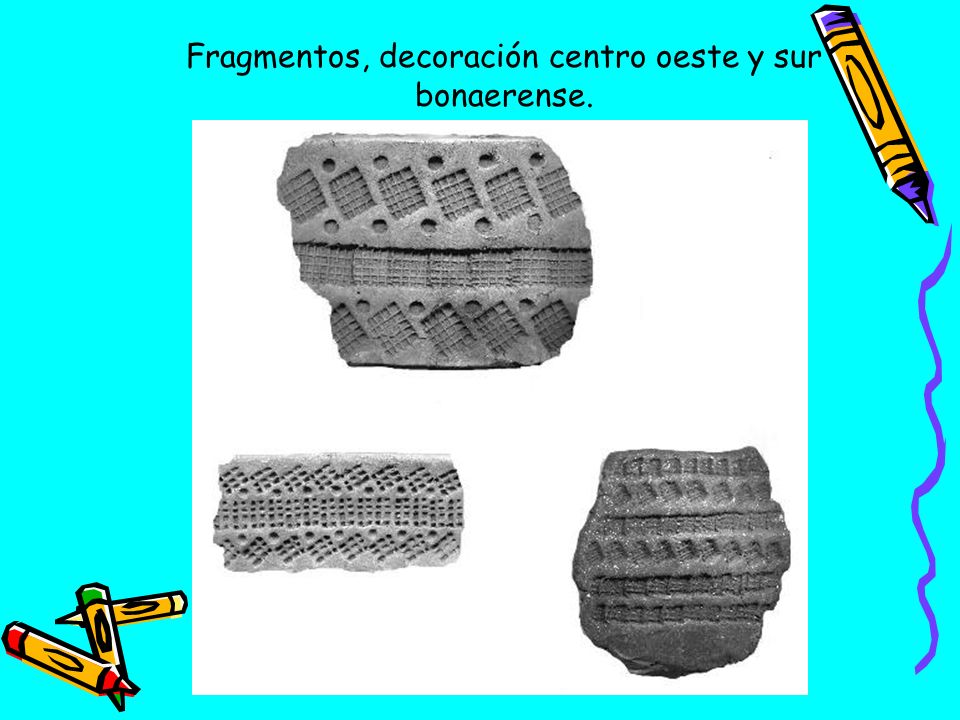 Fragmentos, decoración centro oeste y sur bonaerense.
