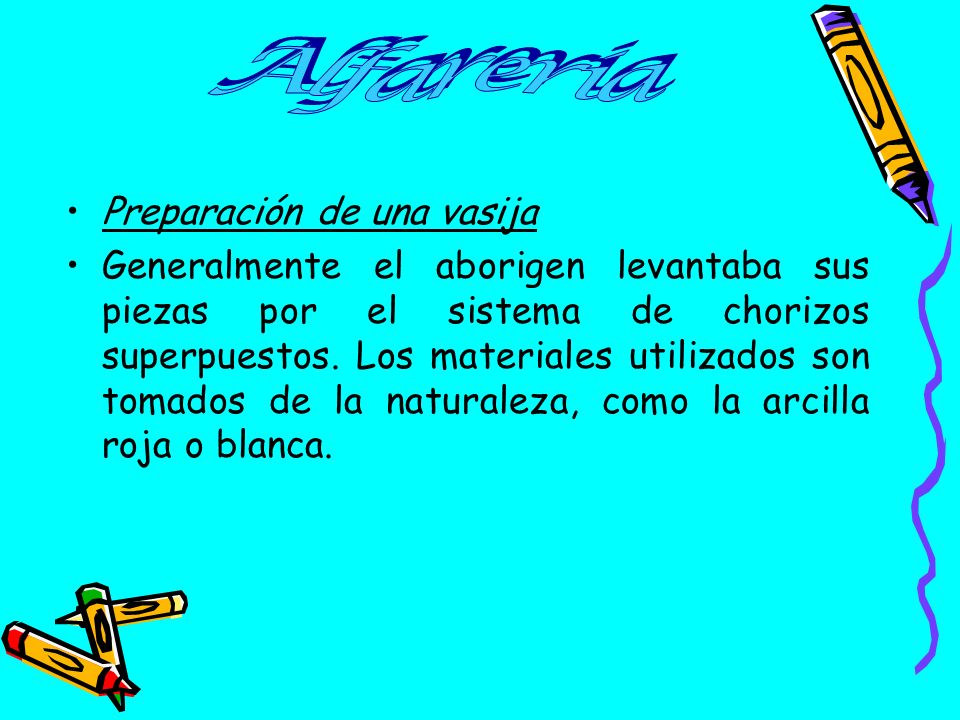 Alfarería Preparación de una vasija