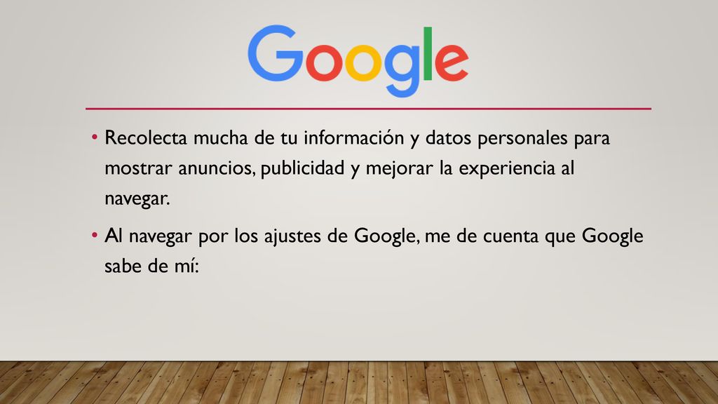 Recolecta mucha de tu información y datos personales para mostrar anuncios, publicidad y mejorar la experiencia al navegar.