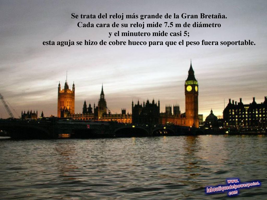 Se trata del reloj más grande de la Gran Bretaña.