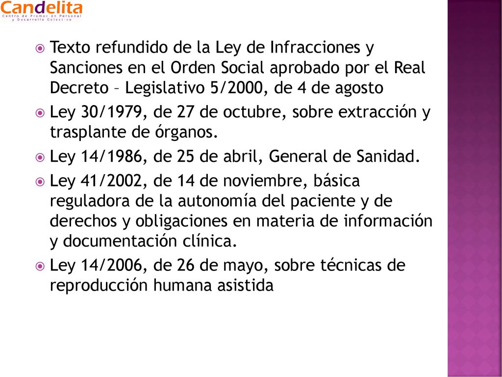 Texto refundido de la Ley de Infracciones y Sanciones en el Orden Social aprobado por el Real Decreto – Legislativo 5/2000, de 4 de agosto