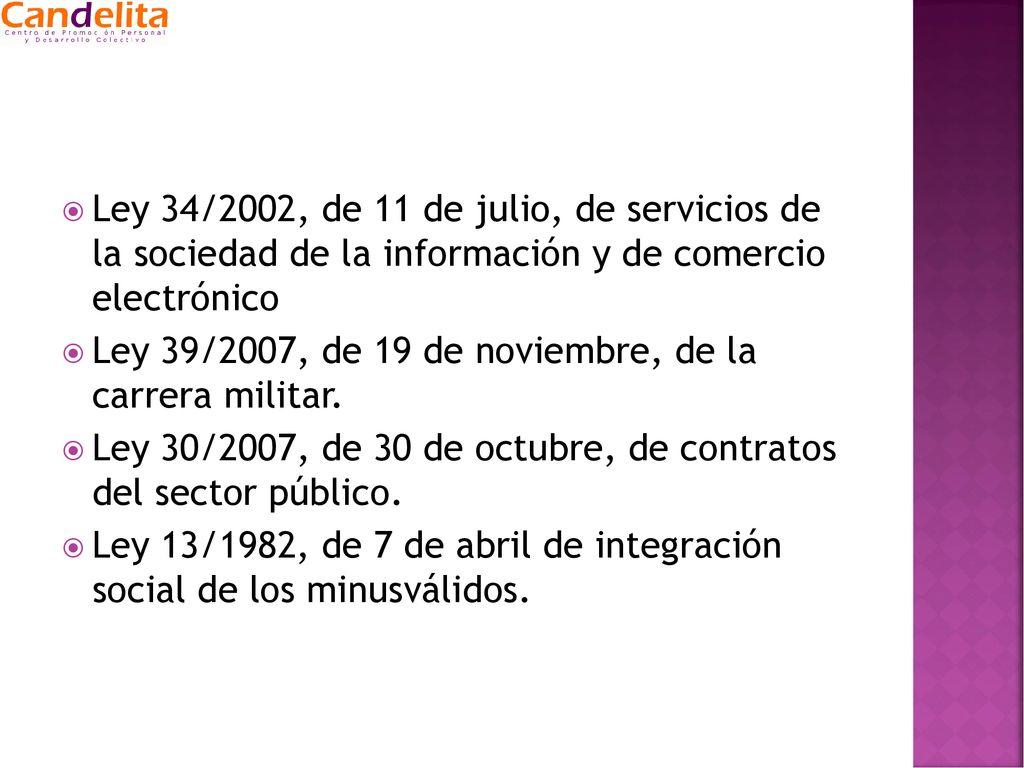 Ley 34/2002, de 11 de julio, de servicios de la sociedad de la información y de comercio electrónico