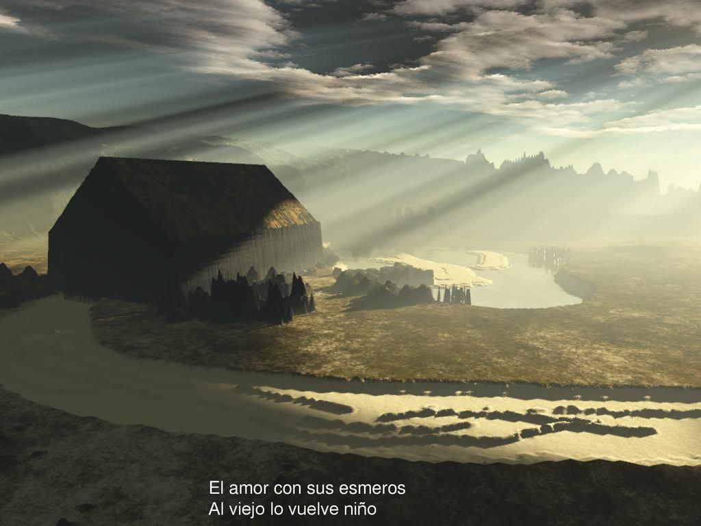 El amor con sus esmeros Al viejo lo vuelve niño