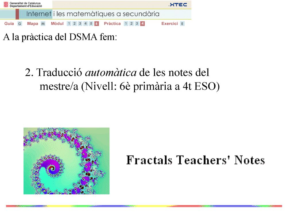 Dsma_m6_p4 A la pràctica del DSMA fem: 2.