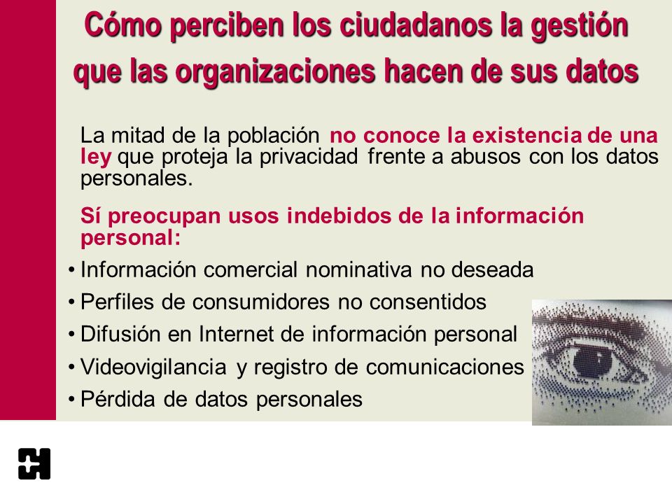 Cómo perciben los ciudadanos la gestión que las organizaciones hacen de sus datos