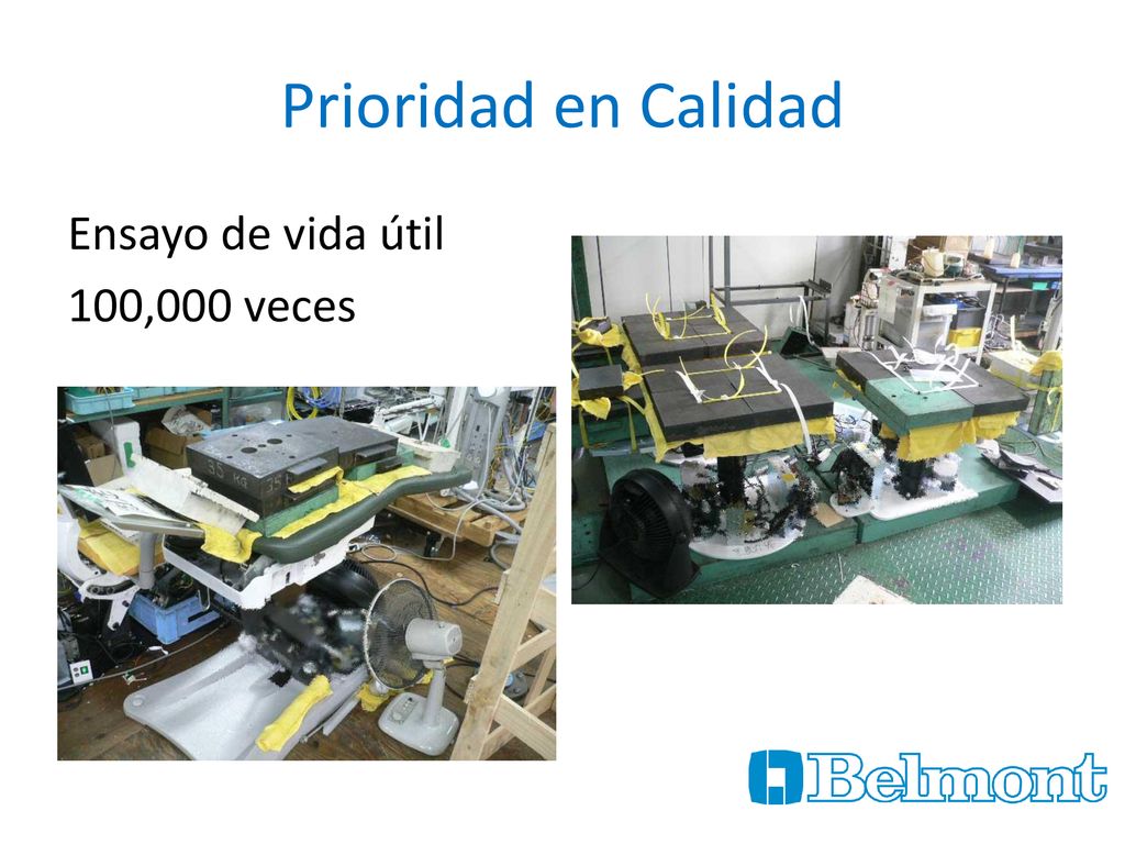 Prioridad en Calidad Ensayo de vida útil 100,000 veces