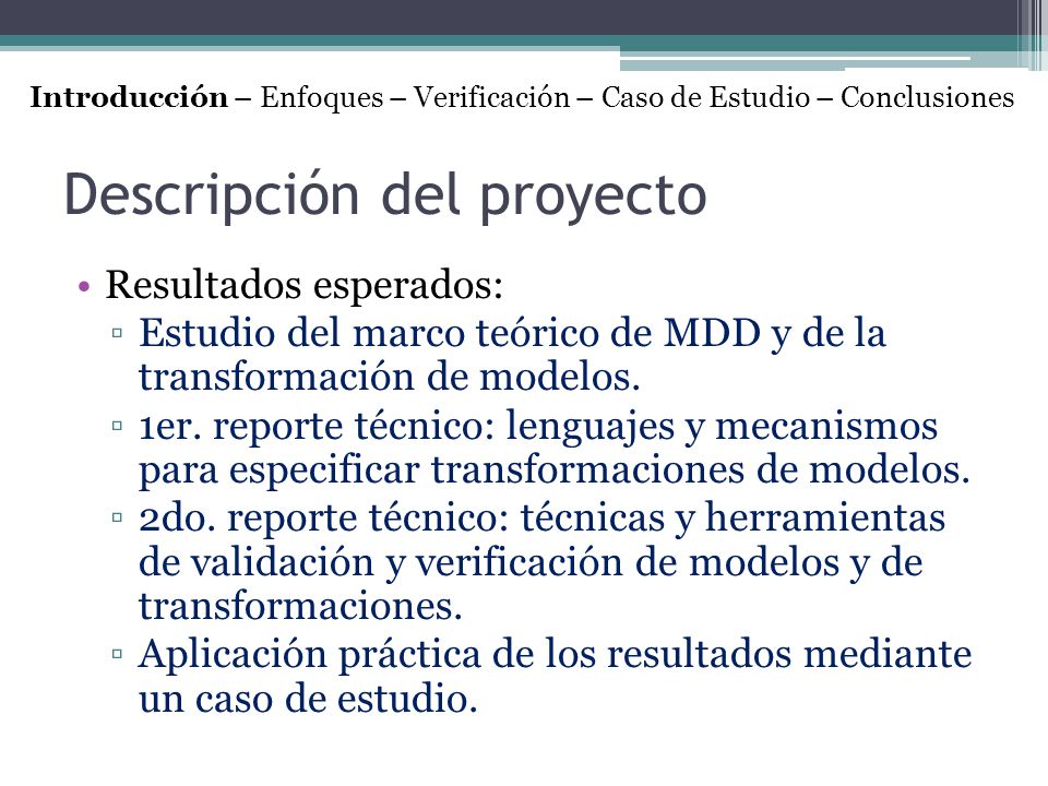 Descripción del proyecto