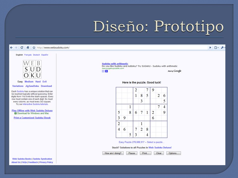 Diseño: Prototipo